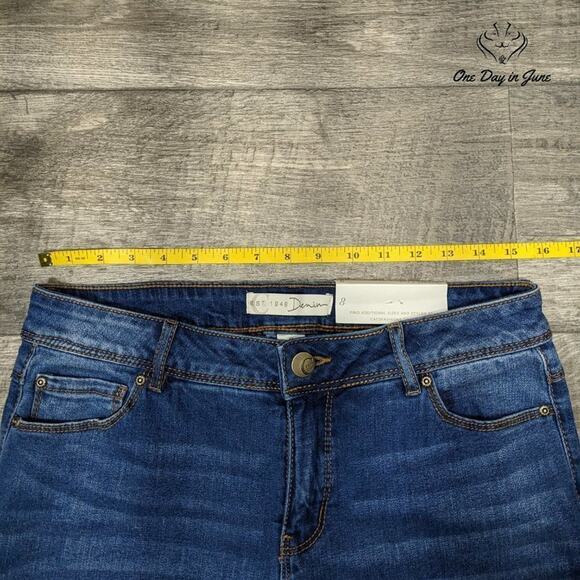 Cato Est 1969 Skinny Crop Jeans Size 8 - Picture 3 of 6